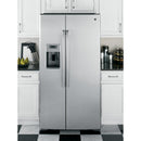 GE Profile 36-inch, 28.4 cu. ft. Side-by-Side Refrigerator with Ice and Water PSS28KSHSSPSS28KSHSS