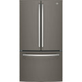GE 36-inch, 27 cu.ft. Freestanding French 3-Door Refrigerator with Internal Water Dispenser GNE27JMMES