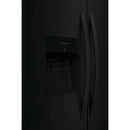 Frigidaire 33-inch, 22.2 cu.ft. Freestanding Side-by-Side Refrigerator with Ice and Water Dispensing System FRSS2323ABFRSS2323AB
