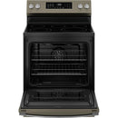 GE 30-inch Freestanding Electric Range with Convection Technology GRF600AVES