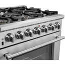 Forno Capriasca Alta Qualita 36-inch Freestanding Gas Range with Convection Technology FFSGS6260-36