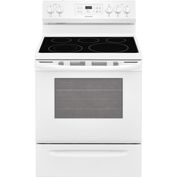 Frigidaire 30-inch Freestanding Electric Range with SpaceWise® Expandable Elements FFEF3054TW IMAGE 1