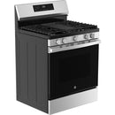 GE 30-inch Freestanding Gas Range with Convection Technology GGF600AVSSGGF600AVSS