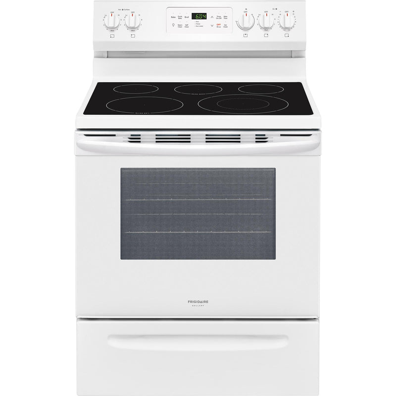 Frigidaire Gallery 30-inch Freestanding Electric Range with Convection Technology FGEF3036TW IMAGE 1