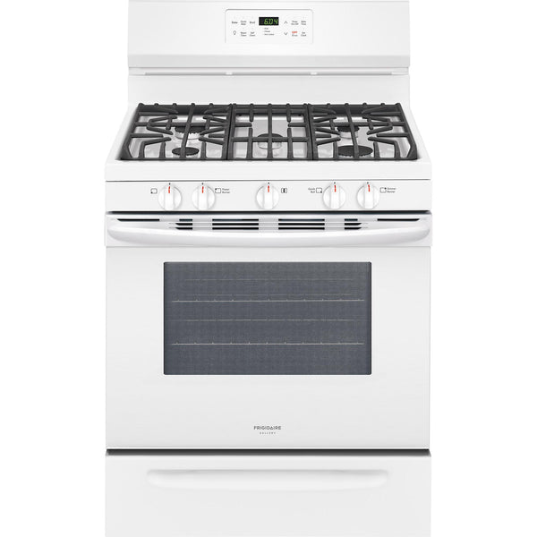 Frigidaire Gallery 30-inch Freestanding Gas Range With Quick Bake Convection FGGF3036TW IMAGE 1