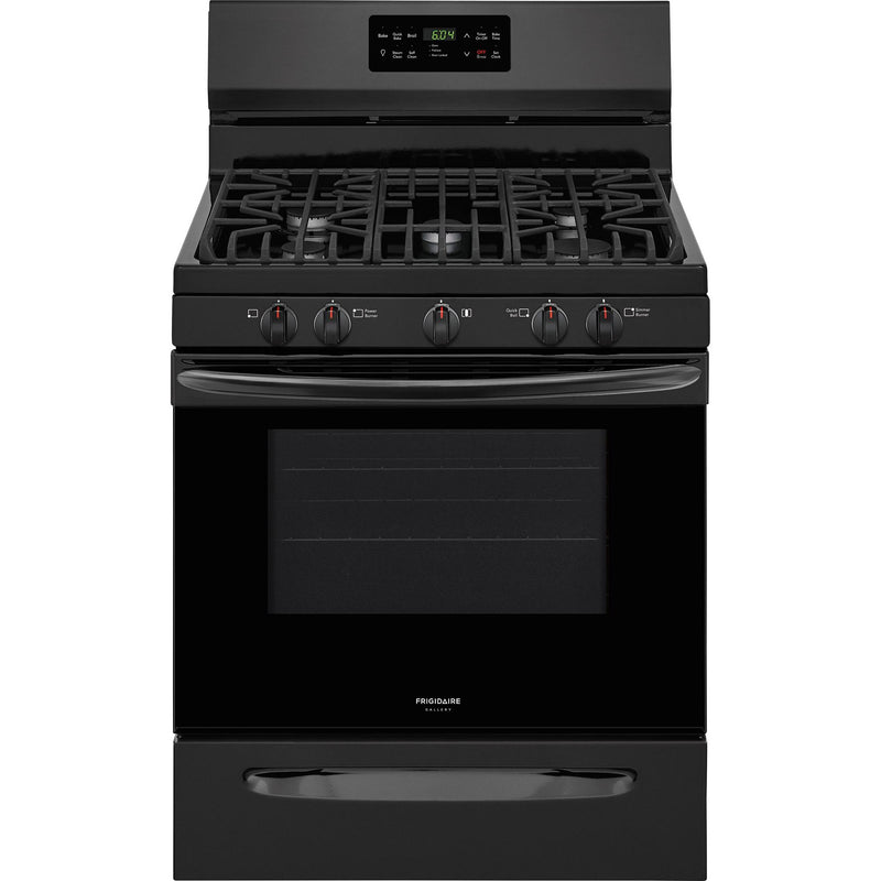 Frigidaire Gallery 30-inch Freestanding Gas Range With Quick Bake Convection FGGF3036TB IMAGE 1