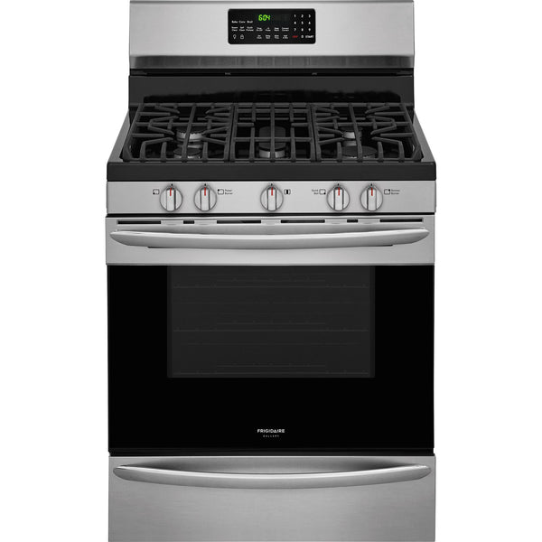 Frigidaire Gallery 30-inch freestanding gas range with Effortless™ Convection FGGF3059TF IMAGE 1