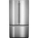 KitchenAid 36-inch, 24 cu. ft. Counter-Dept French 3-Door Refrigerator with Internal Water Dispenser and Ice Maker (Stainless Steel) (KRFC236SPS)