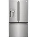 Electrolux 36-inch, 22.6 cu.ft. Counter-Depth French 3-Door Refrigerator with External Water and Ice Dispensing System ERFC2393AS