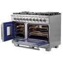 Forno Capriasca 48" Freestanding French Door Gas Range FFSGS6460-48FFSGS646048