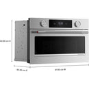 KitchenAid 27-inch Built-in Microwave Oven with Convection Technology KMBS727SPS (KMBS727SPS)