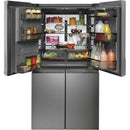 Caf? 36-inch, 27.4 cu. ft. French 4-Door Refrigerator (Platinum Glass) (CQE28DM5NS5)CQE28DM5NS5