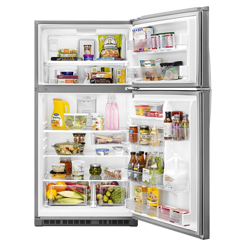 (WRT511SZDM) Whirlpool 33-inch, 21.3 cu. ft. Top Freezer Refrigerator with Flex-Slide? WRT511SZDM