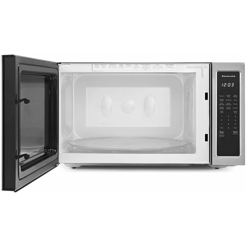 KitchenAid 24-inch, 2.2 cu. ft. Countertop Microwave Oven KMCS3022GSS IMAGE 2