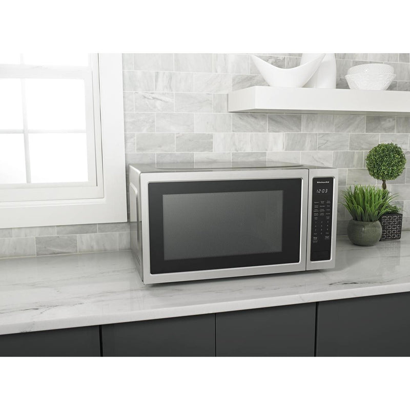 KitchenAid 24-inch, 2.2 cu. ft. Countertop Microwave Oven KMCS3022GSS IMAGE 9