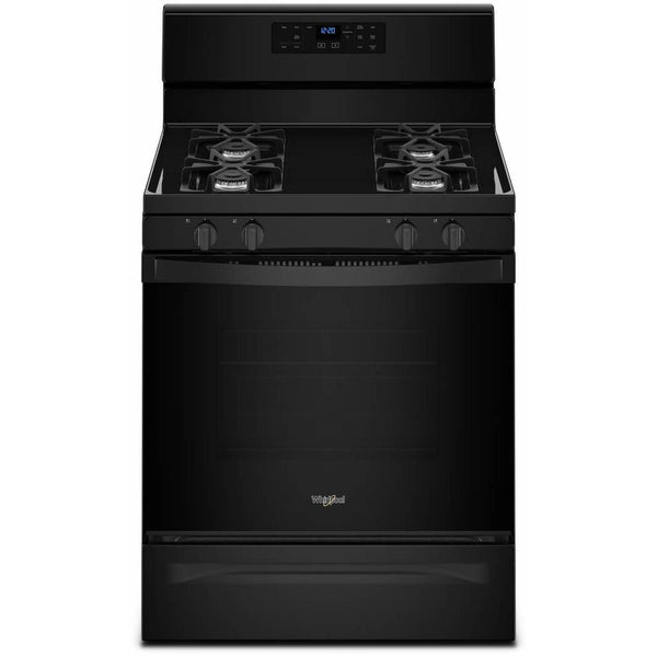 Whirlpool 30-inch Freestanding Gas Range with Self-Cleaning WFG510S0HB IMAGE 1