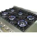 Forno Galiano Alta Qualita 36-inch Freestanding Dual Fuel Range with Convection Technology FFSGS6156-36FFSGS615636