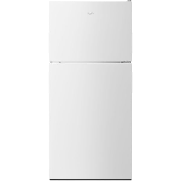 Whirlpool 30-inch, 18.2 cu. ft. Top Freezer Refrigerator with Icemaker WRT348FMEW IMAGE 1