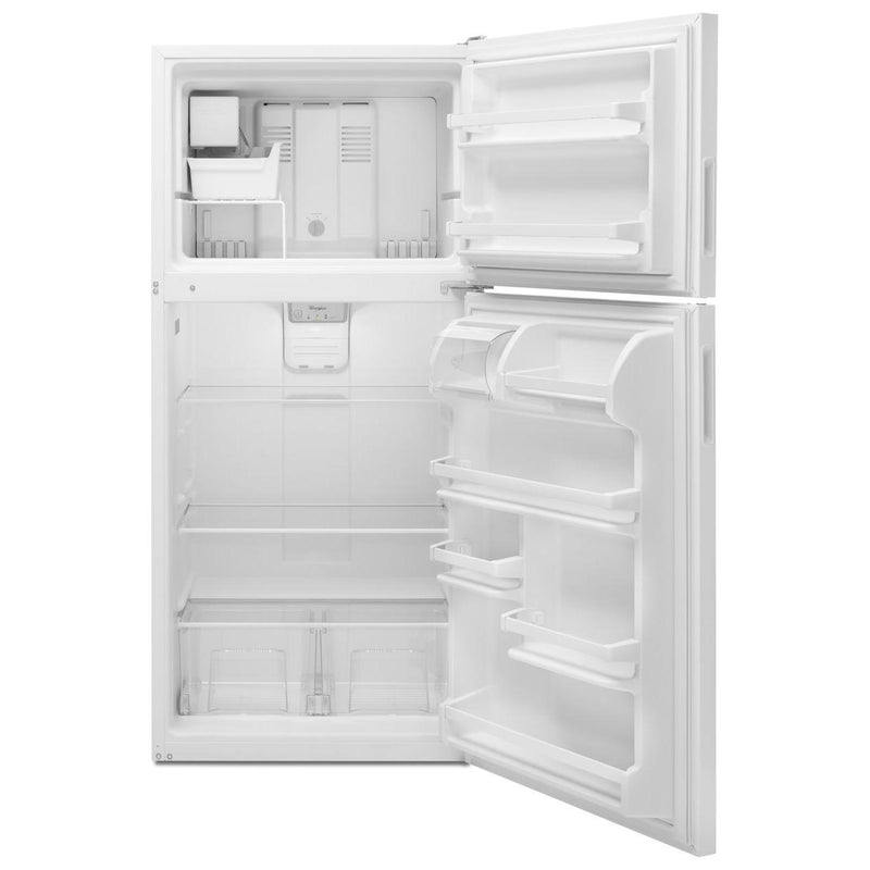 Whirlpool 30-inch, 18.2 cu. ft. Top Freezer Refrigerator with Icemaker WRT348FMEW IMAGE 3