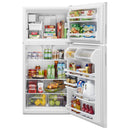 Whirlpool 30-inch, 18.2 cu. ft. Top Freezer Refrigerator with Icemaker WRT348FMEW IMAGE 6