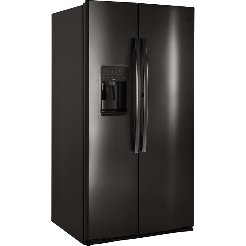 GE Profile 36-inch, 25.3 cu. ft. Side-by-Side Refrigerator with Ice and Water Dispensing System PSE25KBLTS IMAGE 10