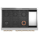 Caf? 48-inch Freestanding Dual-Fuel Range with 6 Burners and Griddle C2Y486P4TW2C2Y486P4TW2