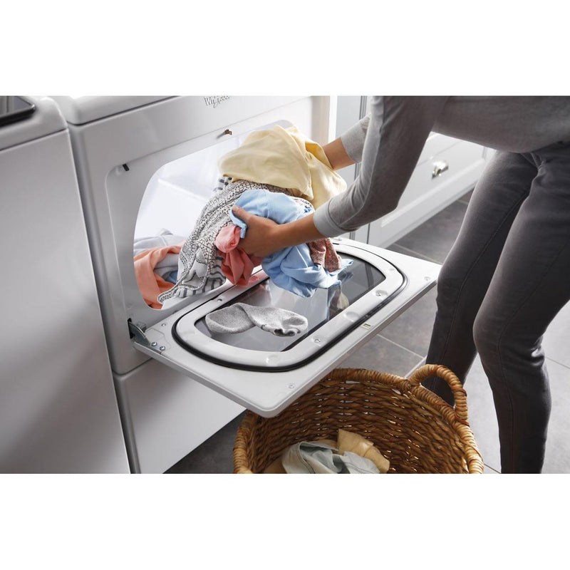 Whirlpool 7.4 cu.ft. Gas Dryer with AccuDry™ Intuitive Touch Controls WGD7500GW IMAGE 4