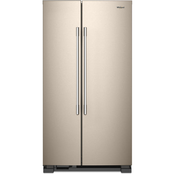 Whirlpool 36-inch, 25.1 cu.ft. Freestanding Side-by-Side Refrigerator WRSA15SNHN IMAGE 1