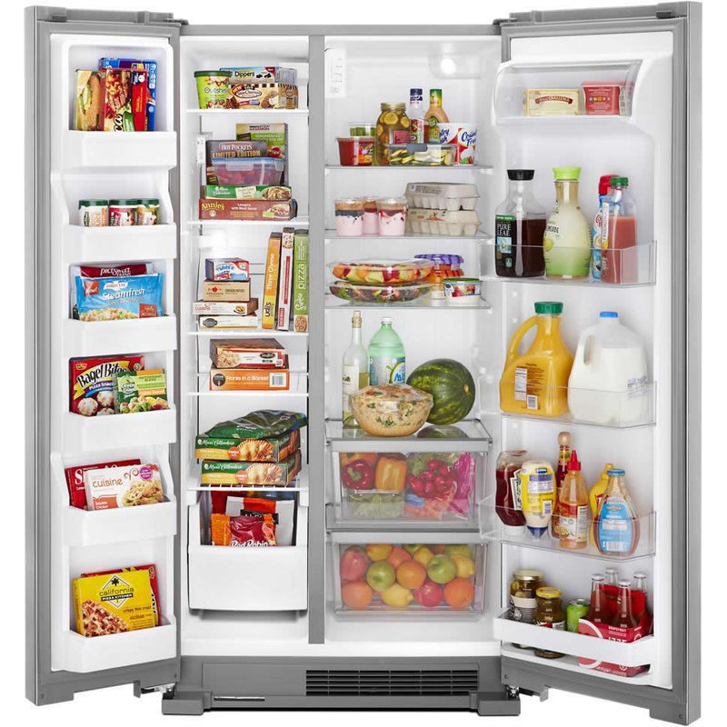 Whirlpool 36-inch, 25.1 cu.ft. Freestanding Side-by-Side Refrigerator WRSA15SNHZ IMAGE 3