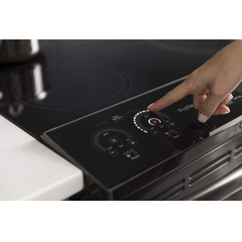 GE Profile 30-inch Slide-In Induction Range with Chef Connect PHS930BLTS IMAGE 14