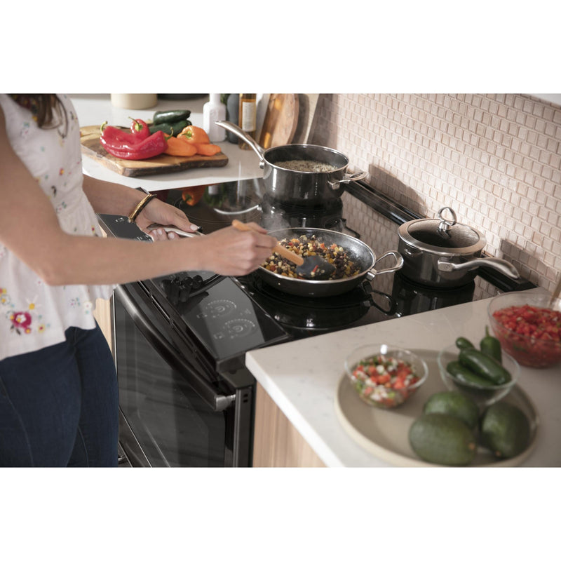 GE Profile 30-inch Slide-In Induction Range with Chef Connect PHS930BLTS IMAGE 15