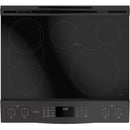 GE Profile 30-inch Slide-In Induction Range with Chef Connect PHS930BLTS IMAGE 4