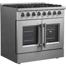 Forno 36-inch Freestanding Dual Fuel Range with True European Convection Technology FFSGS6356-36