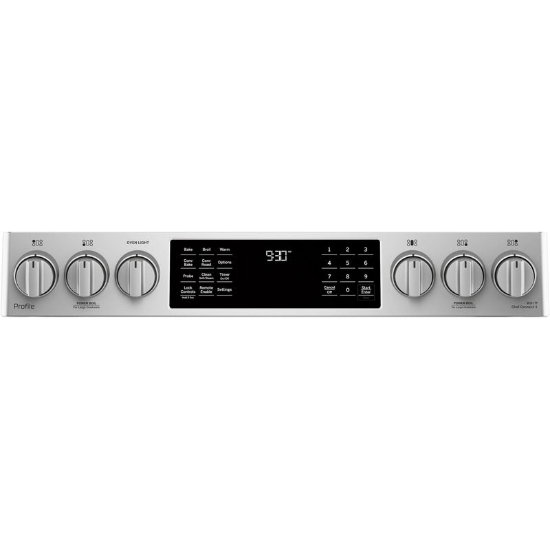 GE Profile 30-inch Slide-In Gas Range with Convection Technology PGS930SELSS IMAGE 4