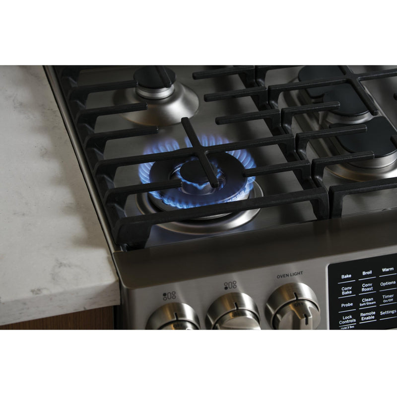 GE Profile 30-inch Slide-In Gas Range with Convection Technology PGS930SELSS IMAGE 8