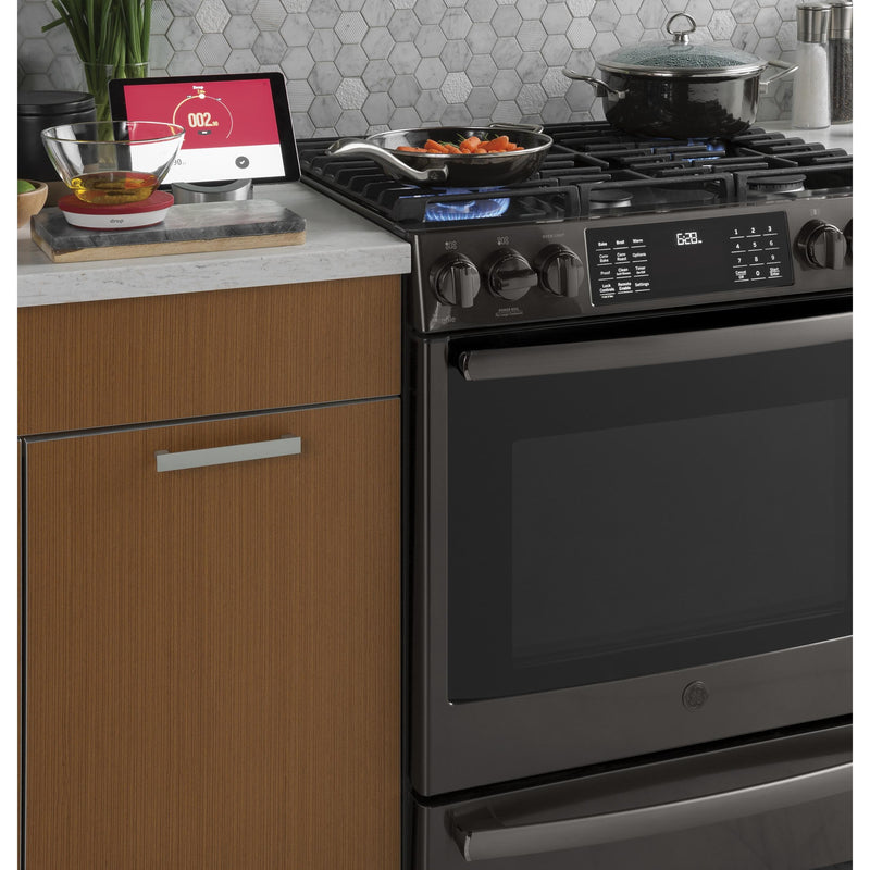 GE Profile 30-inch Slide-In Gas Range with Convection Technology PGS930BELTS IMAGE 11