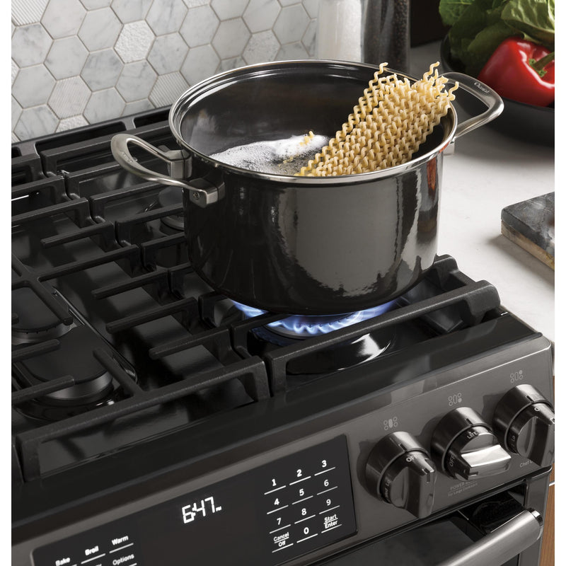 GE Profile 30-inch Slide-In Gas Range with Convection Technology PGS930BELTS IMAGE 12