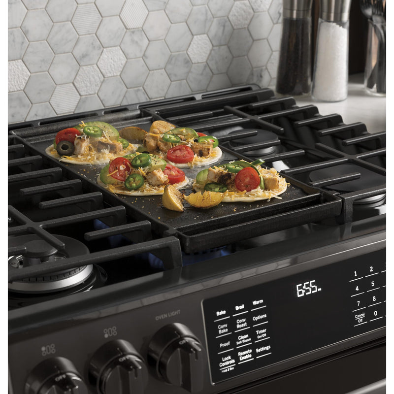 GE Profile 30-inch Slide-In Gas Range with Convection Technology PGS930BELTS IMAGE 15