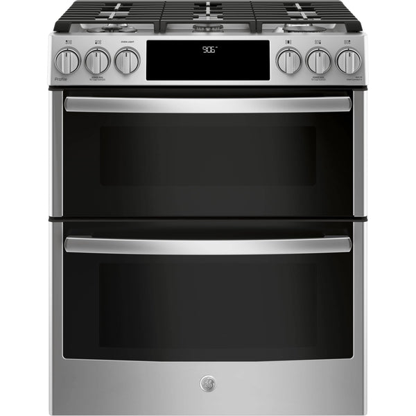 GE Profile 30-inch Slide-In Gas Range PGS960SELSS IMAGE 1