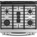 GE Profile 30-inch Slide-In Gas Range PGS960SELSS IMAGE 2
