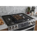 GE Profile 30-inch Slide-In Gas Range PGS960SELSS IMAGE 9