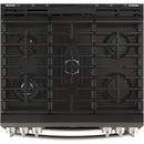 GE Profile 30-inch Slide-In Gas Range PGS960EELES IMAGE 2