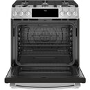 GE Profile 30-inch Slide-in Dual-Fuel Range with Wi-Fi Connect P2S930SELSS IMAGE 3