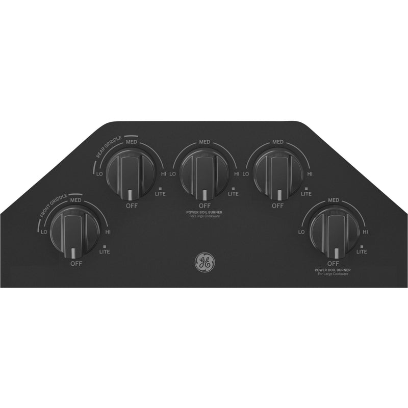 GE 36-inch Built-In Gas Cooktop JGP5036DLBB IMAGE 2