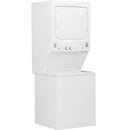 GE Stacked Washer/Dryer Electric Laundry Center GUV27ESSMWW