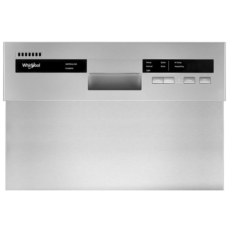 Whirlpool 18-inch Built-in Dishwasher with Stainless Steel Tub WDF518SAHM