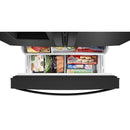 Whirlpool 36-inch, 23.8 cu. ft. Counter-Depth French 3-Door Refrigerator (Black)WRF954CIHB