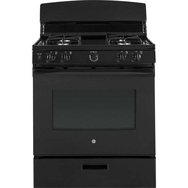 GE 30-inch Freestanding Gas Range JGBS30DEKBB IMAGE 1