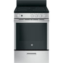 GE 24-inch Freestanding Electric Range with Steam Clean JAS640RMSS