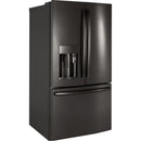 GE Profile 36-inch, 27.8 cu.ft. Freestanding French 3-Door Refrigerator with Keurig® K-Cup® Brewing System PFE28PBLTS IMAGE 2